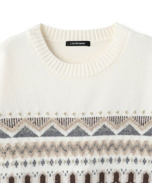 LAUTREAMONT / ロートレアモン ニット・セーター | ノルディック柄ニット≪洗える≫ | 詳細10