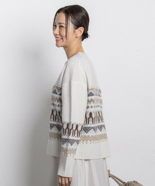 LAUTREAMONT / ロートレアモン ニット・セーター | ノルディック柄ニット≪洗える≫ | 詳細3