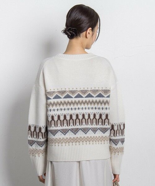 LAUTREAMONT / ロートレアモン ニット・セーター | ノルディック柄ニット≪洗える≫ | 詳細4