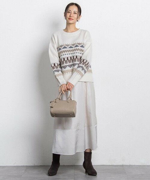 LAUTREAMONT / ロートレアモン ニット・セーター | ノルディック柄ニット≪洗える≫ | 詳細5