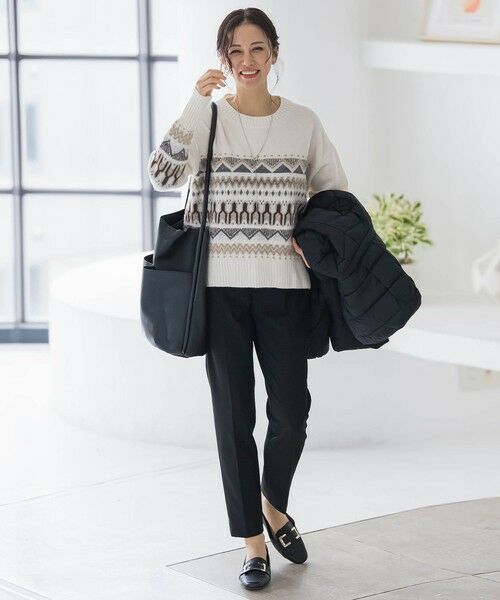 LAUTREAMONT / ロートレアモン ニット・セーター | ノルディック柄ニット≪洗える≫ | 詳細7