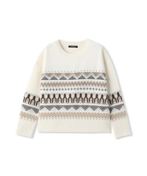 LAUTREAMONT / ロートレアモン ニット・セーター | ノルディック柄ニット≪洗える≫ | 詳細8