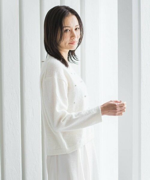 LAUTREAMONT / ロートレアモン ニット・セーター | ヘアリービジューニット≪洗える≫ | 詳細3