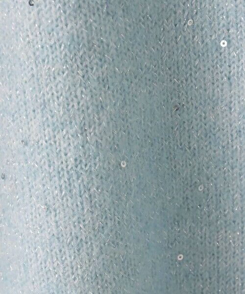 LAUTREAMONT / ロートレアモン ニット・セーター | スパンコールクルーネックニット≪洗える≫ | 詳細5