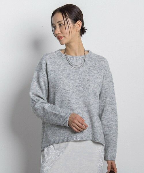 LAUTREAMONT / ロートレアモン ニット・セーター | スパンコールクルーネックニット≪洗える≫ | 詳細23