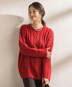 LAUTREAMONT / ロートレアモン ニット・セーター | 【WEB限定】ケーブル柄編みニット≪洗える≫