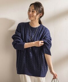 LAUTREAMONT / ロートレアモン ニット・セーター | 【WEB限定】ケーブル柄編みニット≪洗える≫