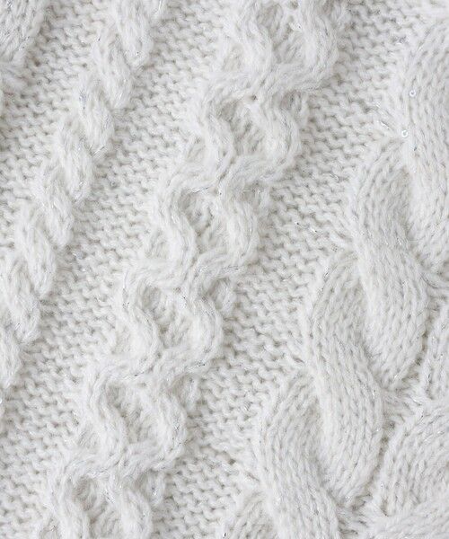 LAUTREAMONT / ロートレアモン ニット・セーター | 【WEB限定】ケーブル柄編みニット≪洗える≫ | 詳細8