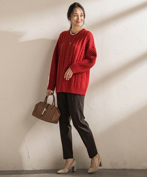 LAUTREAMONT / ロートレアモン ニット・セーター | 【WEB限定】ケーブル柄編みニット≪洗える≫ | 詳細10