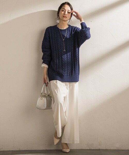 LAUTREAMONT / ロートレアモン ニット・セーター | 【WEB限定】ケーブル柄編みニット≪洗える≫ | 詳細21