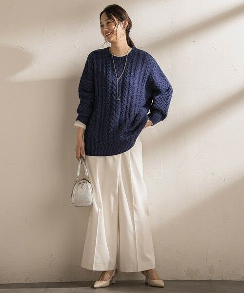 LAUTREAMONT / ロートレアモン ニット・セーター | 【WEB限定】ケーブル柄編みニット≪洗える≫ | 詳細22