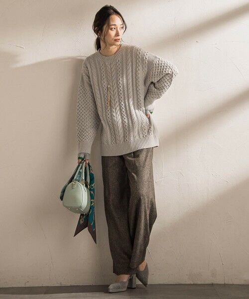 LAUTREAMONT / ロートレアモン ニット・セーター | 【WEB限定】ケーブル柄編みニット≪洗える≫ | 詳細26
