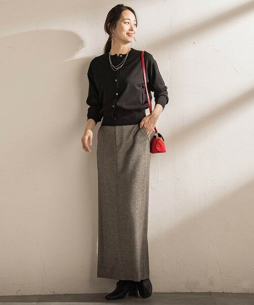 LAUTREAMONT / ロートレアモン カーディガン・ボレロ | 【WEB限定】クルーネックカーディガン≪11号あり/洗える≫ | 詳細1