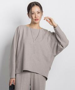 LAUTREAMONT / ロートレアモン シャツ・ブラウス | 両面起毛ドロップショルダーブラウス≪洗える/セットアップ対応≫