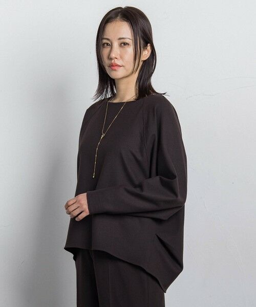 LAUTREAMONT / ロートレアモン シャツ・ブラウス | 両面起毛ドロップショルダーブラウス≪洗える/セットアップ対応≫ | 詳細12