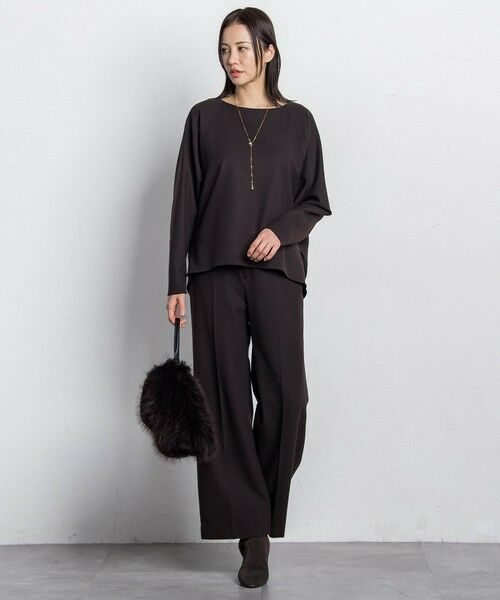 LAUTREAMONT / ロートレアモン シャツ・ブラウス | 両面起毛ドロップショルダーブラウス≪洗える/セットアップ対応≫ | 詳細14