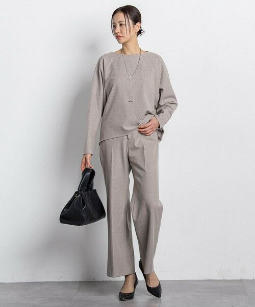 LAUTREAMONT / ロートレアモン シャツ・ブラウス | 両面起毛ドロップショルダーブラウス≪洗える/セットアップ対応≫ | 詳細21