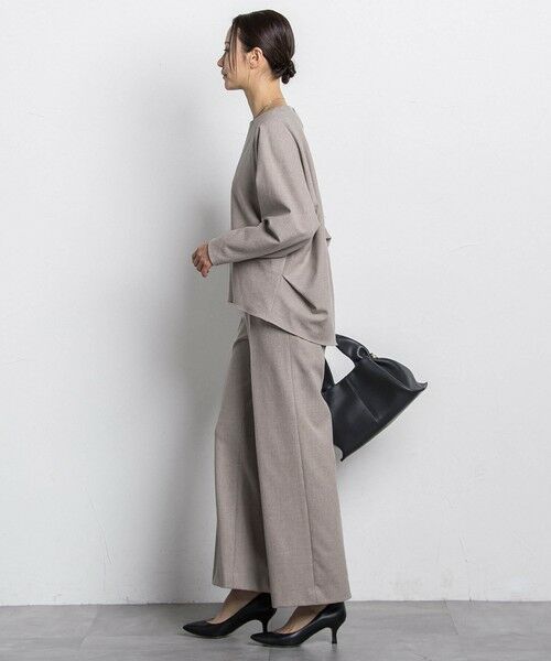 LAUTREAMONT / ロートレアモン シャツ・ブラウス | 両面起毛ドロップショルダーブラウス≪洗える/セットアップ対応≫ | 詳細22