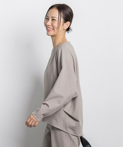 LAUTREAMONT / ロートレアモン シャツ・ブラウス | 両面起毛ドロップショルダーブラウス≪洗える/セットアップ対応≫ | 詳細18