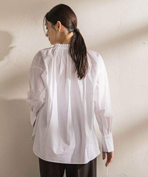 LAUTREAMONT / ロートレアモン シャツ・ブラウス | コットンフリルカラーブラウス | 詳細2