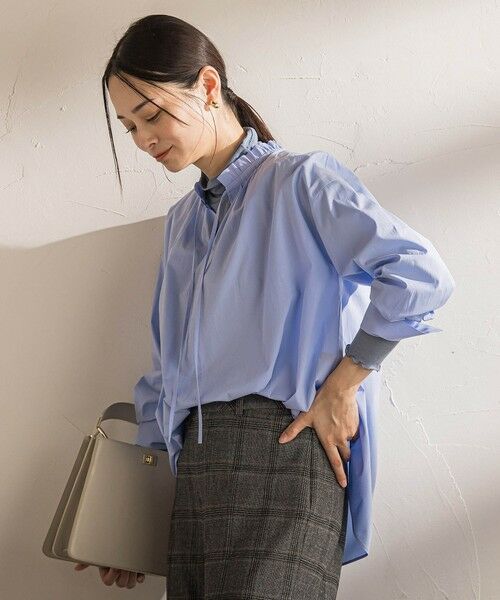 LAUTREAMONT / ロートレアモン シャツ・ブラウス | コットンフリルカラーブラウス | 詳細8