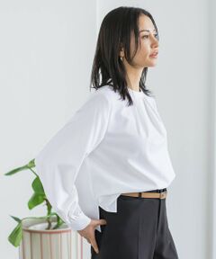 LAUTREAMONT / ロートレアモン シャツ・ブラウス | ウールブレンドストレッチブラウス≪セットアップ対応/手洗い可能≫