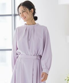 LAUTREAMONT / ロートレアモン シャツ・ブラウス | ウールブレンドストレッチブラウス≪セットアップ対応/手洗い可能≫