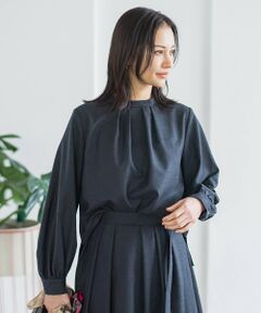 LAUTREAMONT / ロートレアモン シャツ・ブラウス | ウールブレンドストレッチブラウス≪セットアップ対応/手洗い可能≫