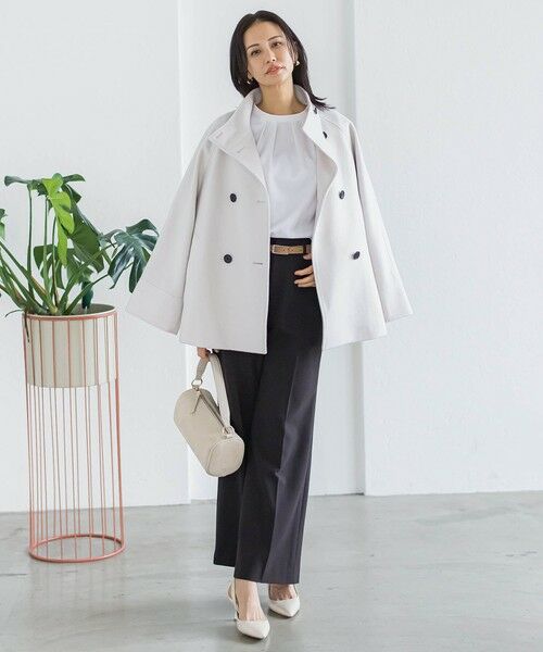 LAUTREAMONT / ロートレアモン シャツ・ブラウス | ウールブレンドストレッチブラウス≪セットアップ対応/手洗い可能≫ | 詳細1