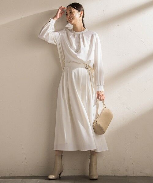 LAUTREAMONT / ロートレアモン シャツ・ブラウス | ウールブレンドストレッチブラウス≪セットアップ対応/手洗い可能≫ | 詳細4