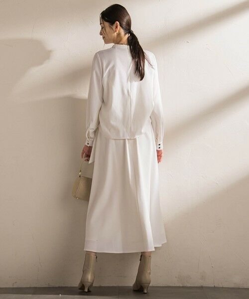 LAUTREAMONT / ロートレアモン シャツ・ブラウス | ウールブレンドストレッチブラウス≪セットアップ対応/手洗い可能≫ | 詳細5