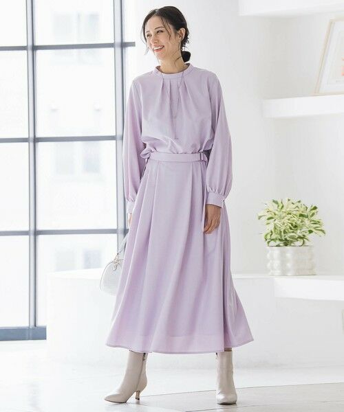 LAUTREAMONT / ロートレアモン シャツ・ブラウス | ウールブレンドストレッチブラウス≪セットアップ対応/手洗い可能≫ | 詳細6