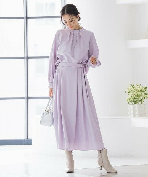 LAUTREAMONT / ロートレアモン シャツ・ブラウス | ウールブレンドストレッチブラウス≪セットアップ対応/手洗い可能≫ | 詳細7