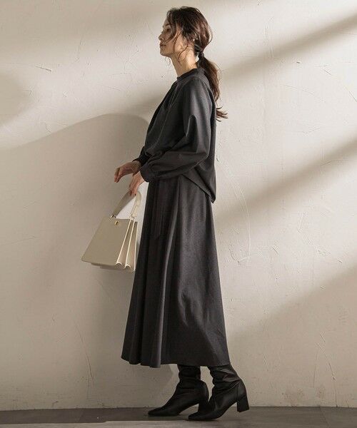 LAUTREAMONT / ロートレアモン シャツ・ブラウス | ウールブレンドストレッチブラウス≪セットアップ対応/手洗い可能≫ | 詳細11