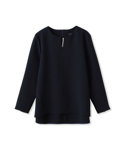 LAUTREAMONT / ロートレアモン シャツ・ブラウス | トリクシオンキーネックブラウス≪セットアップ対応/手洗い可能≫ | 詳細7