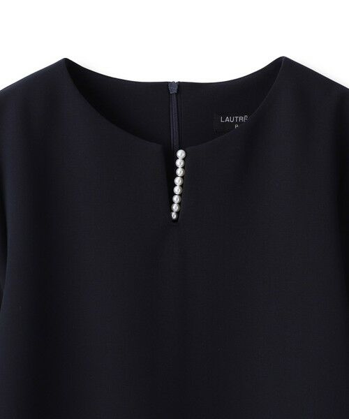 LAUTREAMONT / ロートレアモン シャツ・ブラウス | トリクシオンキーネックブラウス≪セットアップ対応/手洗い可能≫ | 詳細9