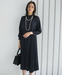 LAUTREAMONT / ロートレアモン ロング・マキシ丈ワンピース | 【WEB限定 13号】ボウタイフォーマルワンピース≪洗える≫