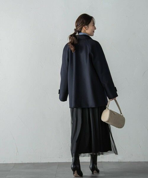 LAUTREAMONT / ロートレアモン ダッフルコート | カシミヤコンライトリバーショートコート | 詳細2