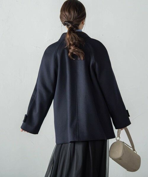 LAUTREAMONT / ロートレアモン ダッフルコート | カシミヤコンライトリバーショートコート | 詳細3