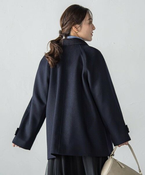 LAUTREAMONT / ロートレアモン ダッフルコート | カシミヤコンライトリバーショートコート | 詳細5