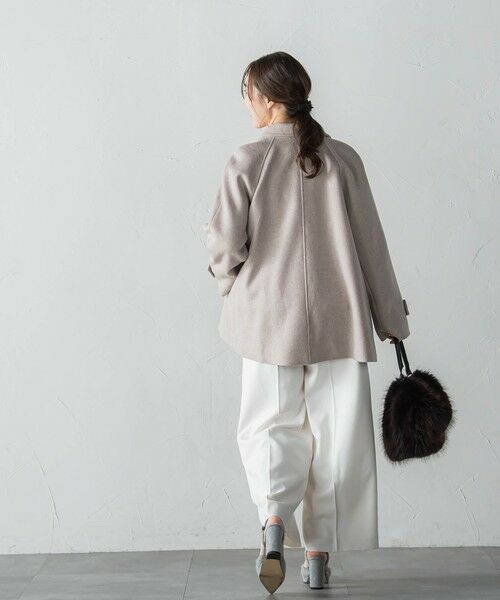 LAUTREAMONT / ロートレアモン ダッフルコート | カシミヤコンライトリバーショートコート | 詳細7
