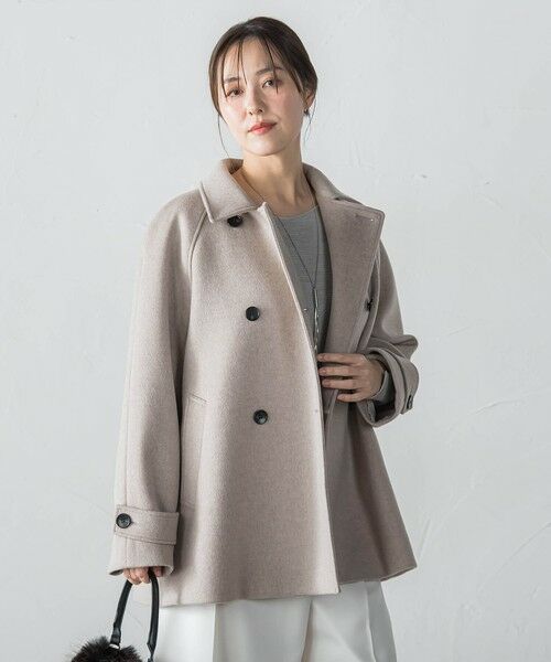 LAUTREAMONT / ロートレアモン ダッフルコート | カシミヤコンライトリバーショートコート | 詳細9