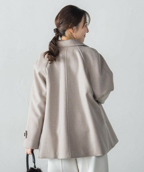 LAUTREAMONT / ロートレアモン ダッフルコート | カシミヤコンライトリバーショートコート | 詳細11