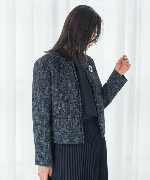 LAUTREAMONT / ロートレアモン テーラードジャケット | 【WEB限定 13号】ストレッチツイードジャケット | 詳細11