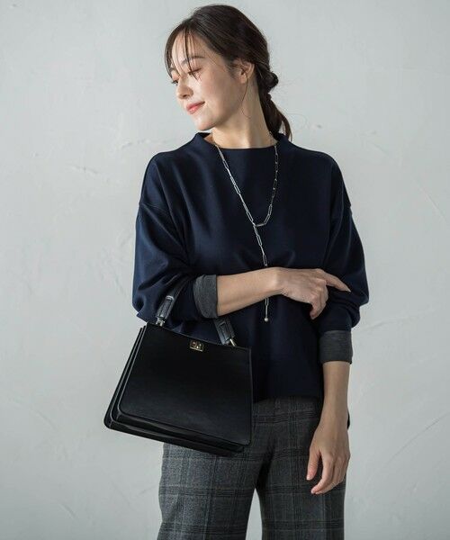 LAUTREAMONT / ロートレアモン カットソー | ソフトストレッチダンボールカットソー（ネイビー）