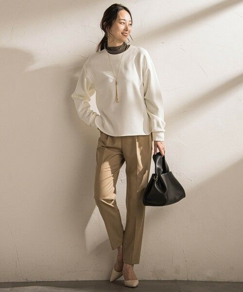 LAUTREAMONT / ロートレアモン カットソー | 【WEB限定】《暖色美》裏起毛クルーネックトップス≪手洗い≫ | 詳細1