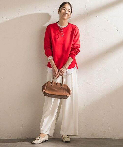 LAUTREAMONT / ロートレアモン カットソー | 【WEB限定】《暖色美》裏起毛クルーネックトップス≪手洗い≫ | 詳細5