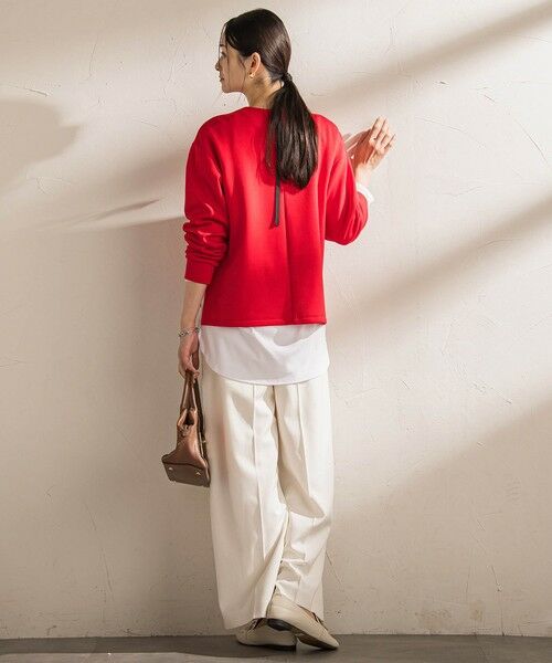 LAUTREAMONT / ロートレアモン カットソー | 【WEB限定】《暖色美》裏起毛クルーネックトップス≪手洗い≫ | 詳細6