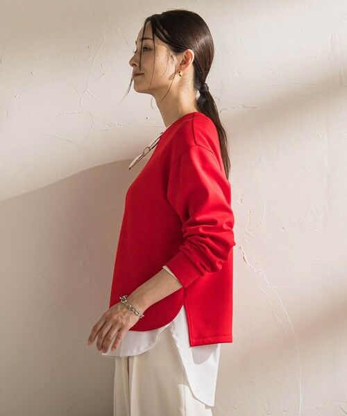 LAUTREAMONT / ロートレアモン カットソー | 【WEB限定】《暖色美》裏起毛クルーネックトップス≪手洗い≫ | 詳細7