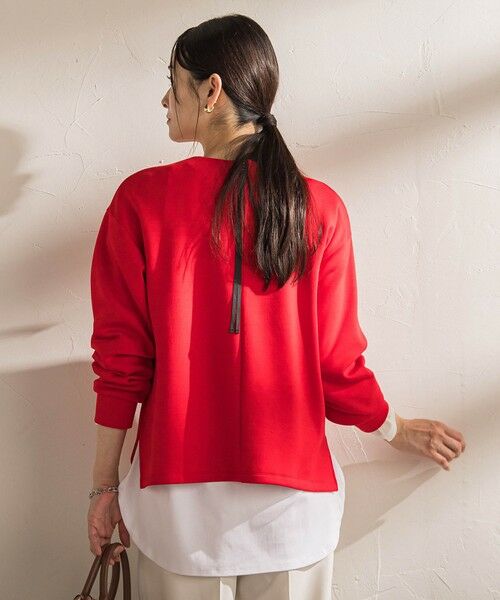 LAUTREAMONT / ロートレアモン カットソー | 【WEB限定】《暖色美》裏起毛クルーネックトップス≪手洗い≫ | 詳細8